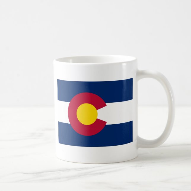 Colorado-Staats-Flagge Tasse (Rechts)