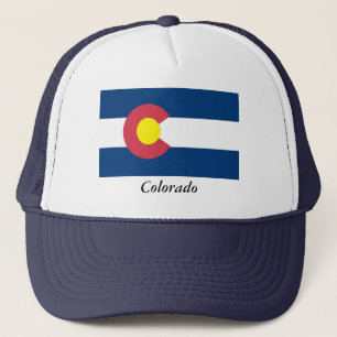 Colorado-Staats-Flagge Truckerkappe