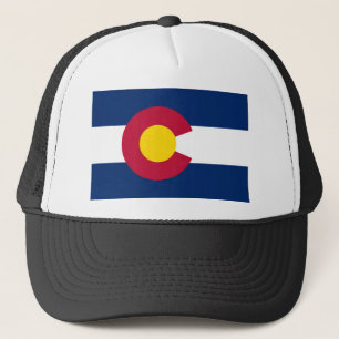 Colorado-Staats-Flagge Truckerkappe