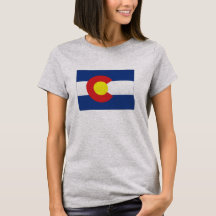 Colorado-Staats-Flaggen- und Kartendamen