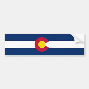 Colorado-Staatsflagge Autoaufkleber
