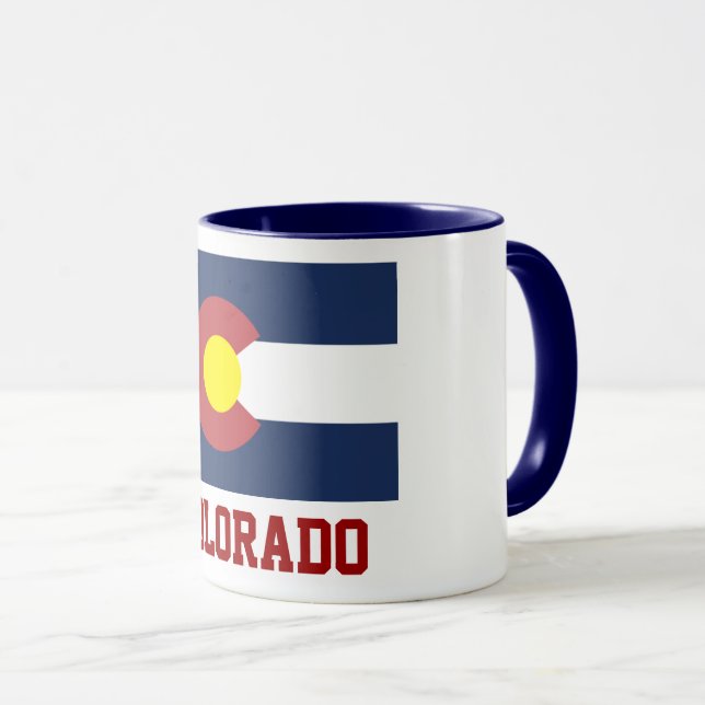COLORADO: Staatsflagge Colorado Tasse (VorderseiteRechts)