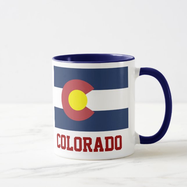COLORADO: Staatsflagge Colorado Tasse (Rechts)