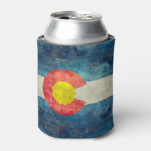 Colorado Staatsflagge mit vintage retro grungy Loo