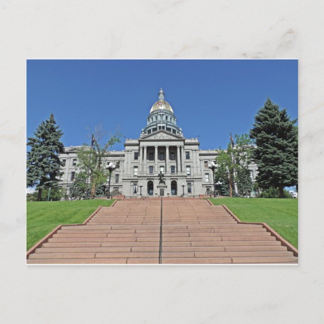Colorado State Capitol Building Postkarte (Vorderseite)
