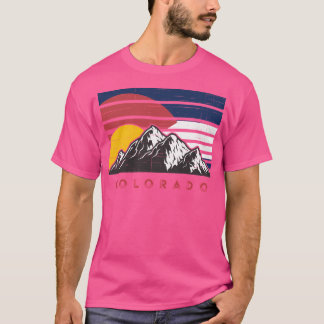 Colorado State Flag Retro Vintag Colorado T-Shirt
