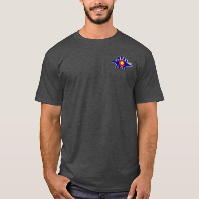 Colorado Stegosaurus T-Shirt (Vorderseite)