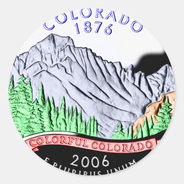 Colorado Sticker (Vorderseite)