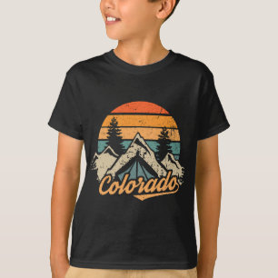Colorado T-Shirt - Retro Vintage Berge Landschaft