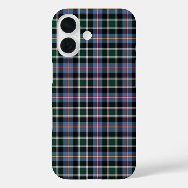 Colorado Tartan Light Blue und Black Kariert Case-Mate iPhone Hülle (Rückseite)