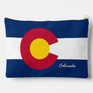 Colorado-Tasche, Mode USA, Colorado-Flagge Zubehörtasche