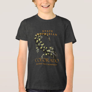 Colorado-Territorium Amphibie Der gestreifte Tiger Tri-Blend Shirt