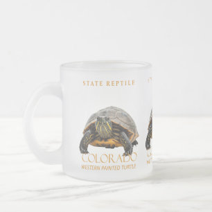 Colorado-Territorium-Reptil-Westliche gemalte Schi Mattglastasse