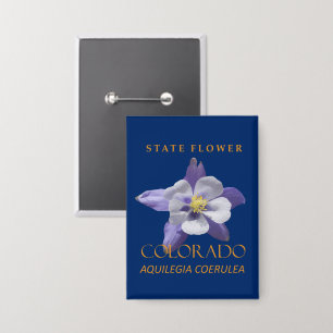 Colorado-Territoriumsblume Blaue Aquilegia coerule Button