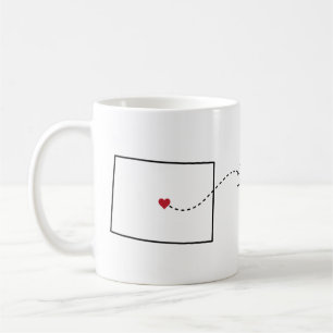 Colorado to Minnesota - Heart2Heart Kaffeetasse