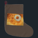 Colorado Toast & Egg Großer Weihnachtsstrumpf<br><div class="desc">Colorado als Toast mit einem Ei über dem Denver & Boulder Gebiet.</div>
