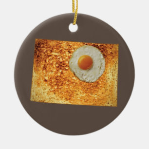 Colorado Toast & Egg Keramik Ornament