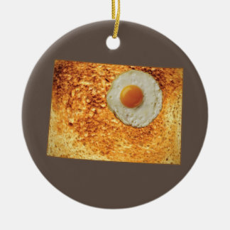 Colorado Toast & Egg Keramik Ornament