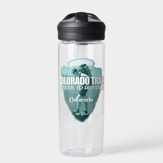 Colorado Trail (arrowhead T) Trinkflasche (Vorderseite)