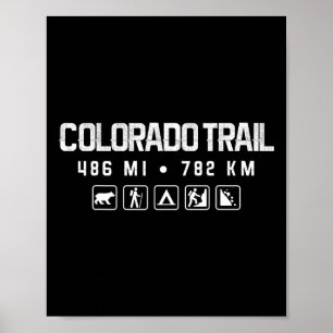 Colorado-Trail-Wanderung Poster