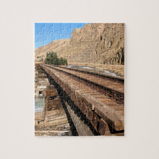 Colorado Train Trestle - 8x10 - 110 Stk. Puzzle (Vertikal)