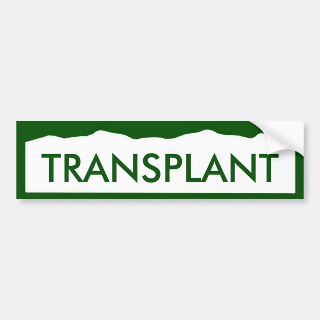 Colorado-TRANSPLANTATION Autoaufkleber (Vorne)