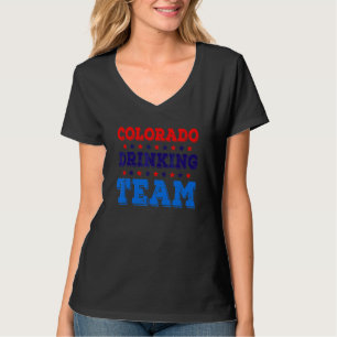Colorado Trinkteam Staatsstolz Biertrinken T-Shirt