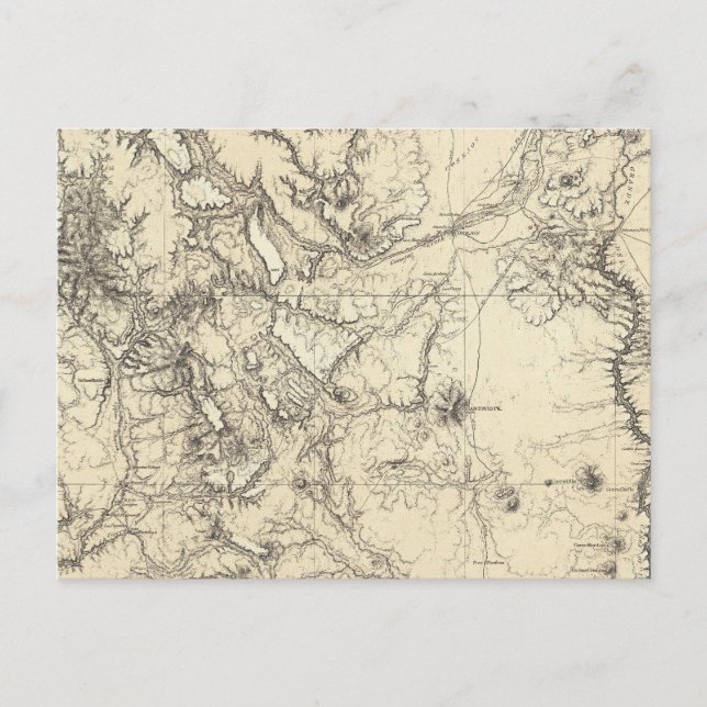 Colorado und New Mexico Postkarte (Vorderseite)