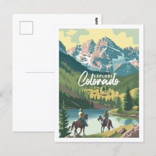 Colorado USA Amerika Vintage Berühmter Reiseort Postkarte