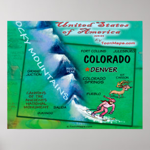 Colorado USA Poster