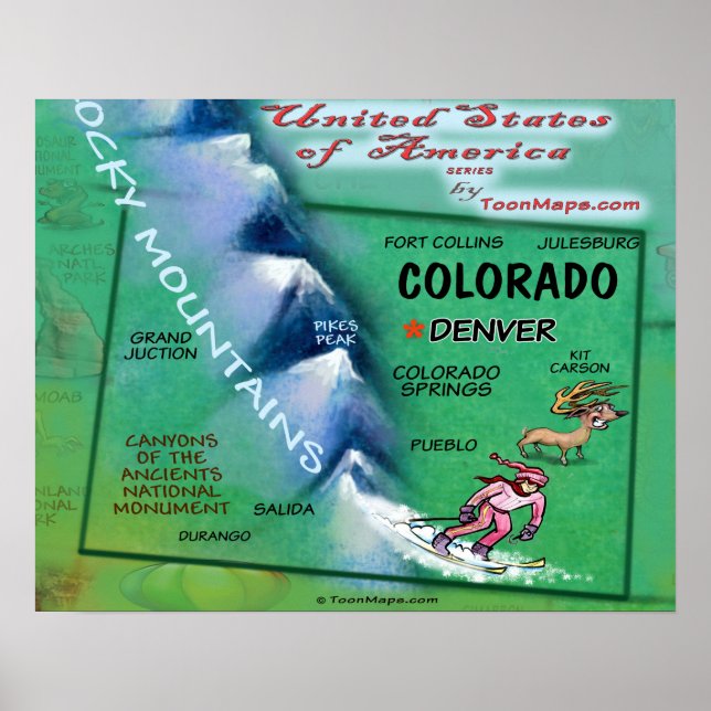 Colorado USA Poster (Vorne)