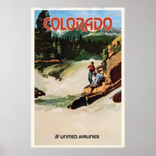 Colorado USA Vintage Reiseposter Kundenspezifische Poster