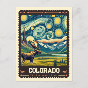 Colorado   Vincent Van Gogh Inspiriert Postkarte