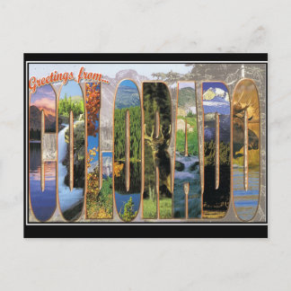 Colorado Vintag Postkarte