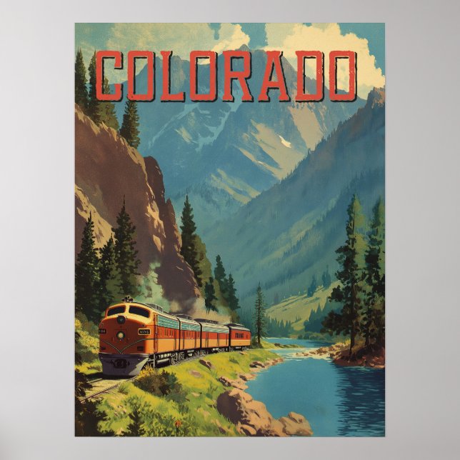 Colorado Vintage Poster (Vorne)