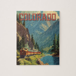 Colorado Vintage Reise Kunst Puzzle