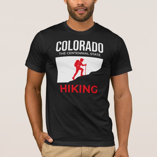 Colorado Wandern – Der Centennial-Geist T-Shirt (Vorderseite)