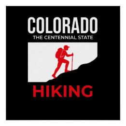 Colorado Wandern – Der Centennial-Staat USA Poster