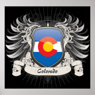 Colorado-Wappen Poster