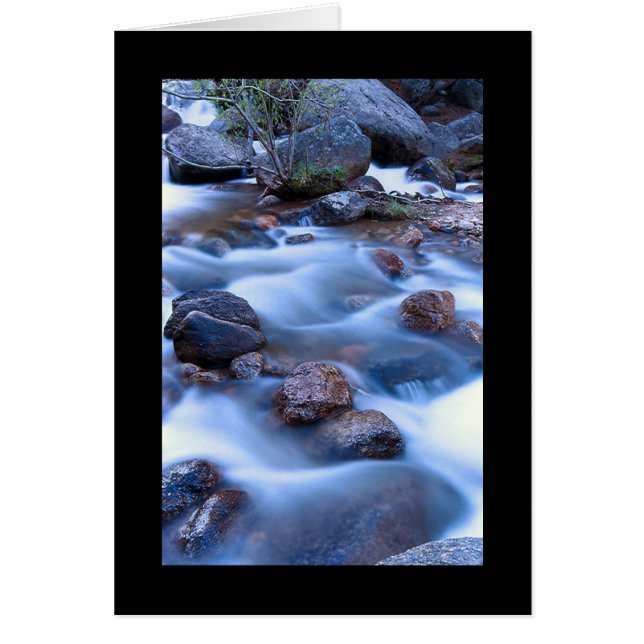 Colorado-Wasserfall-Karte (Vorne)