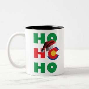 Colorado Weihnachts-Weihnachtsmannmütze Zweifarbige Tasse