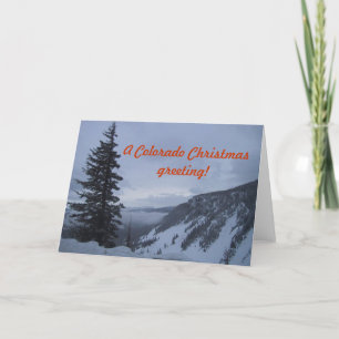 Colorado-Weihnachtskarte Feiertagskarte