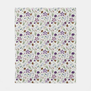 Colorado Wilde Blume, Kolumbien, Pinecones Fleecedecke