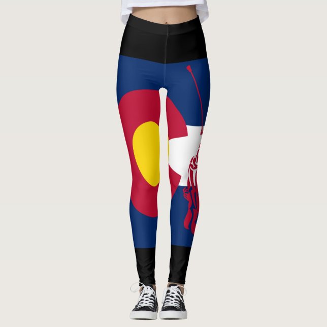 Colorado wirbelnde Leggings (Vorderseite)