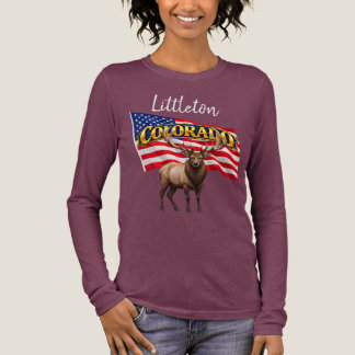Colorado Women's Bella+Canvas Langarm Dark Tri-Blend Shirt