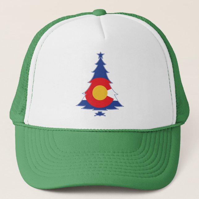 Colorado-XMAS-Tree Truckerkappe (Vorderseite)