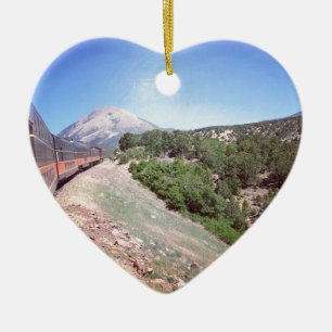 Colorado-Zug-Szene Keramikornament