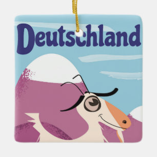 Colorado zum Skifahren! Keramikornament