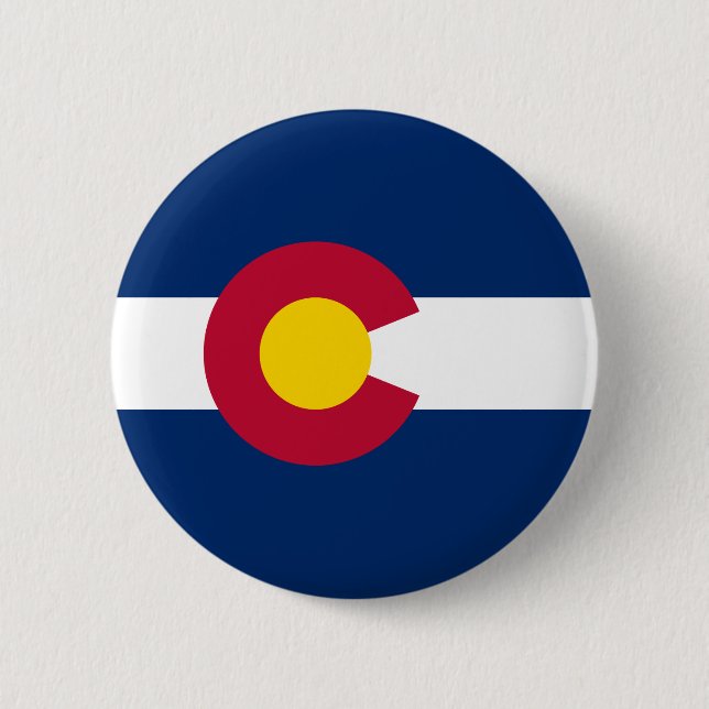 Colorados Flagge Button (Vorderseite)