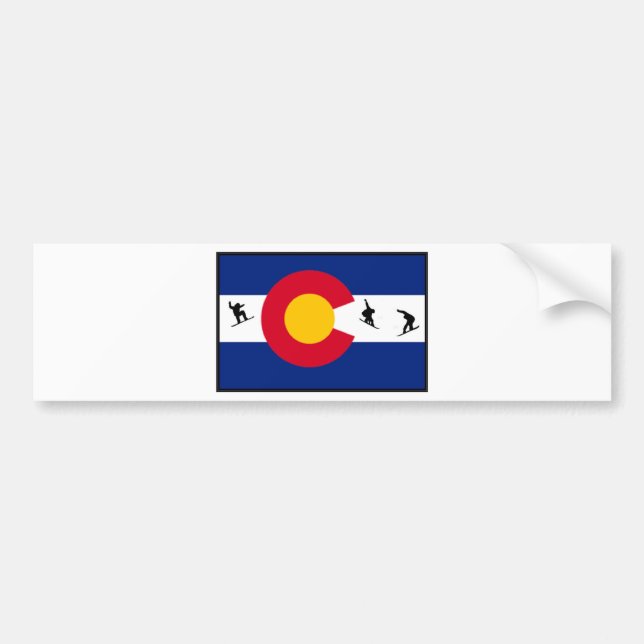 Coloradosnowboard Autoaufkleber (Vorne)